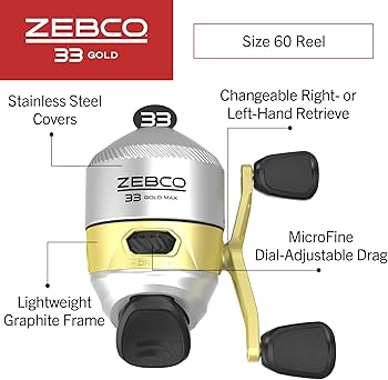ゼブコ ZEBCO ゴールド 11 Gold 11 スピンキャスト 付属品有 ゼブコ