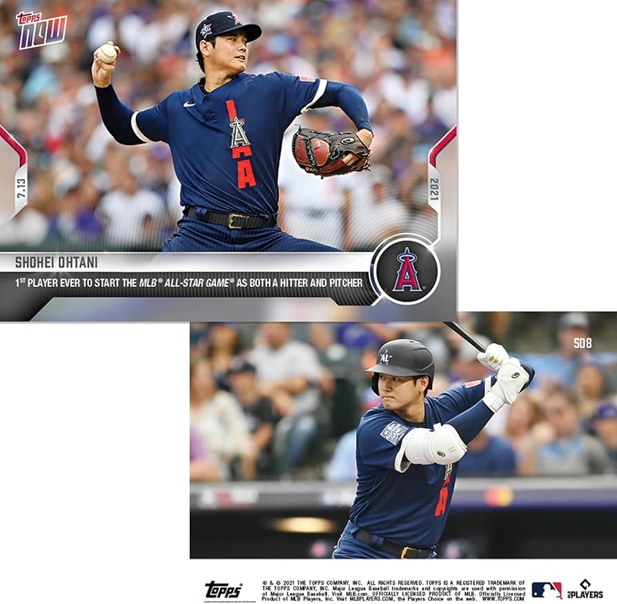 Amazon.co.jp: 大谷翔平 #508 メジャーリーグ史上初 オールスター