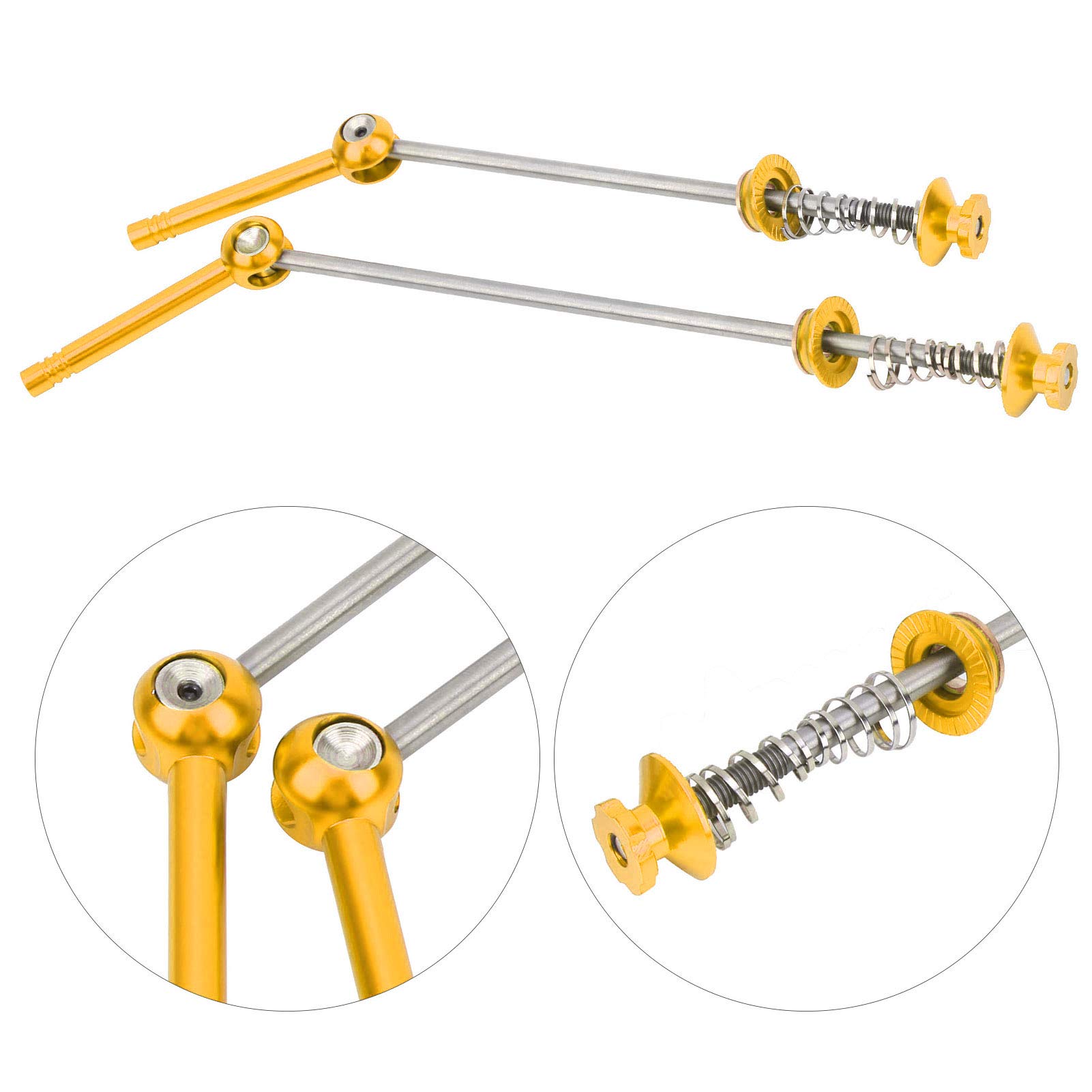 Amazon.co.jp: チタン合金クイックリリース、高強度自転車クイック