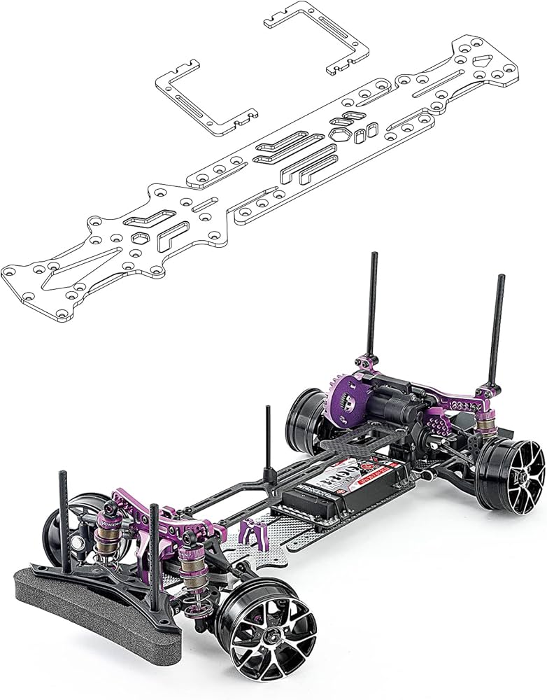 Amazon | YOKOMO YD 2-ZX 1：10ドリフト車の狭立式高牽引力炭素繊維