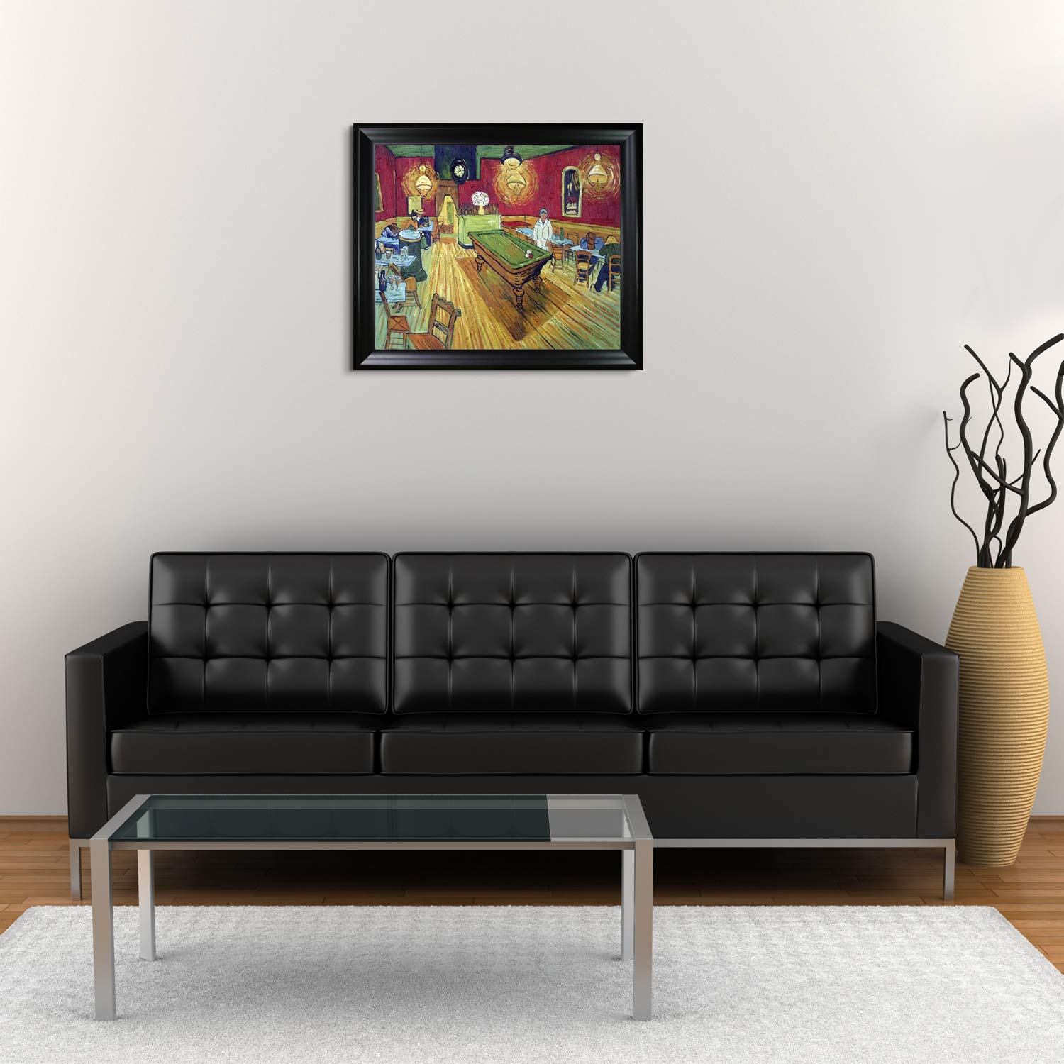 Amazon.co.jp: overstockArt・ファン・ゴッホ夜のカフェでペイント