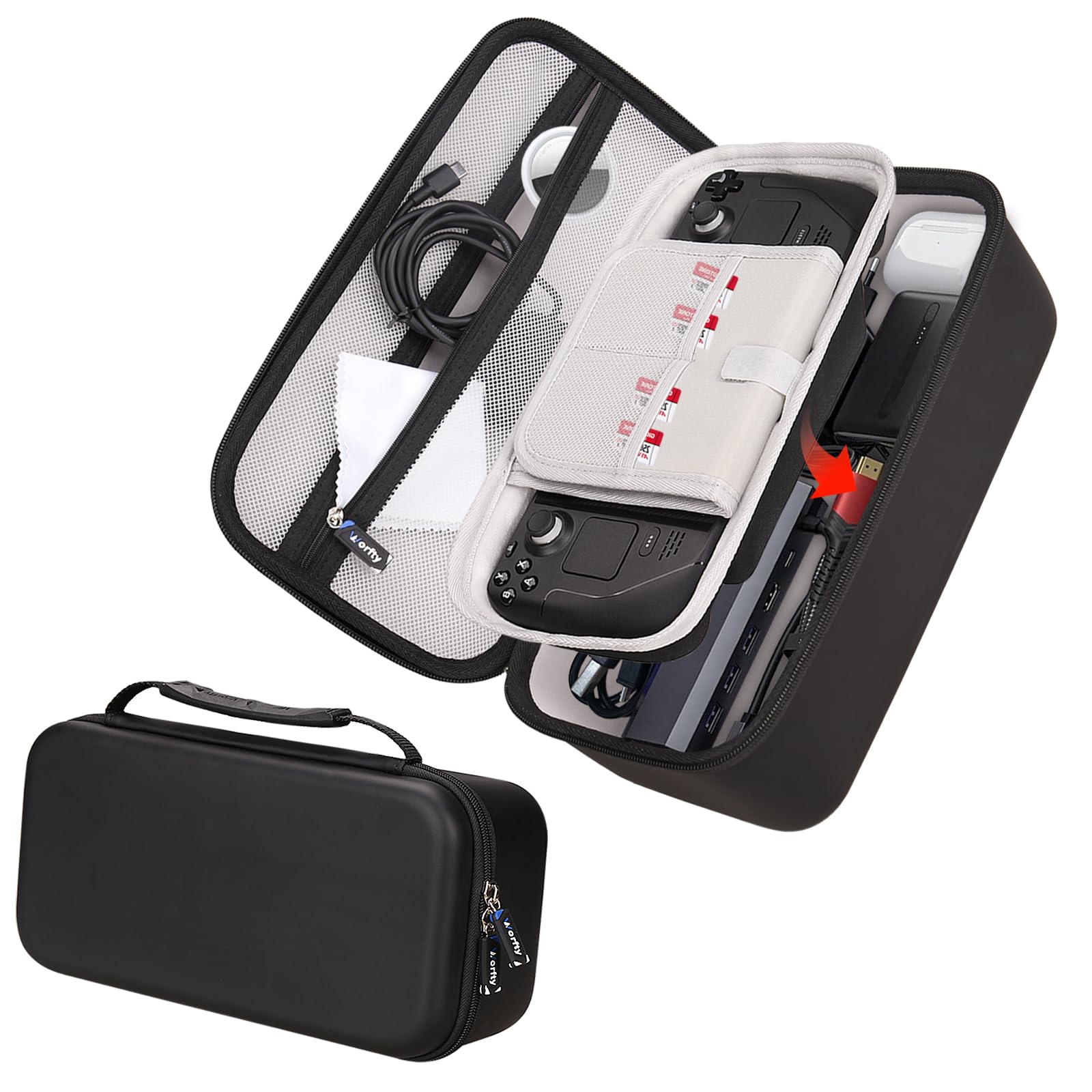 Amazon.com: worfty Carrying Travel Case for Steam Deck/ Steam Deck