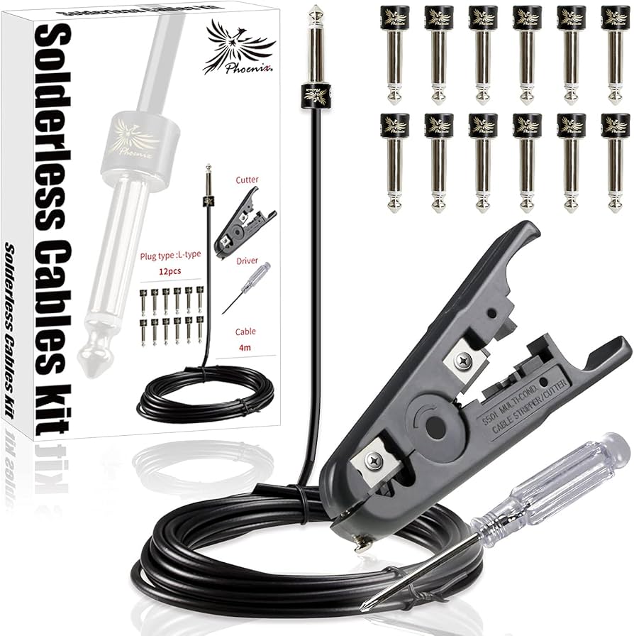 Amazon.co.jp: Phoenix ソルダーレス パッチ ケーブル ペダルボード