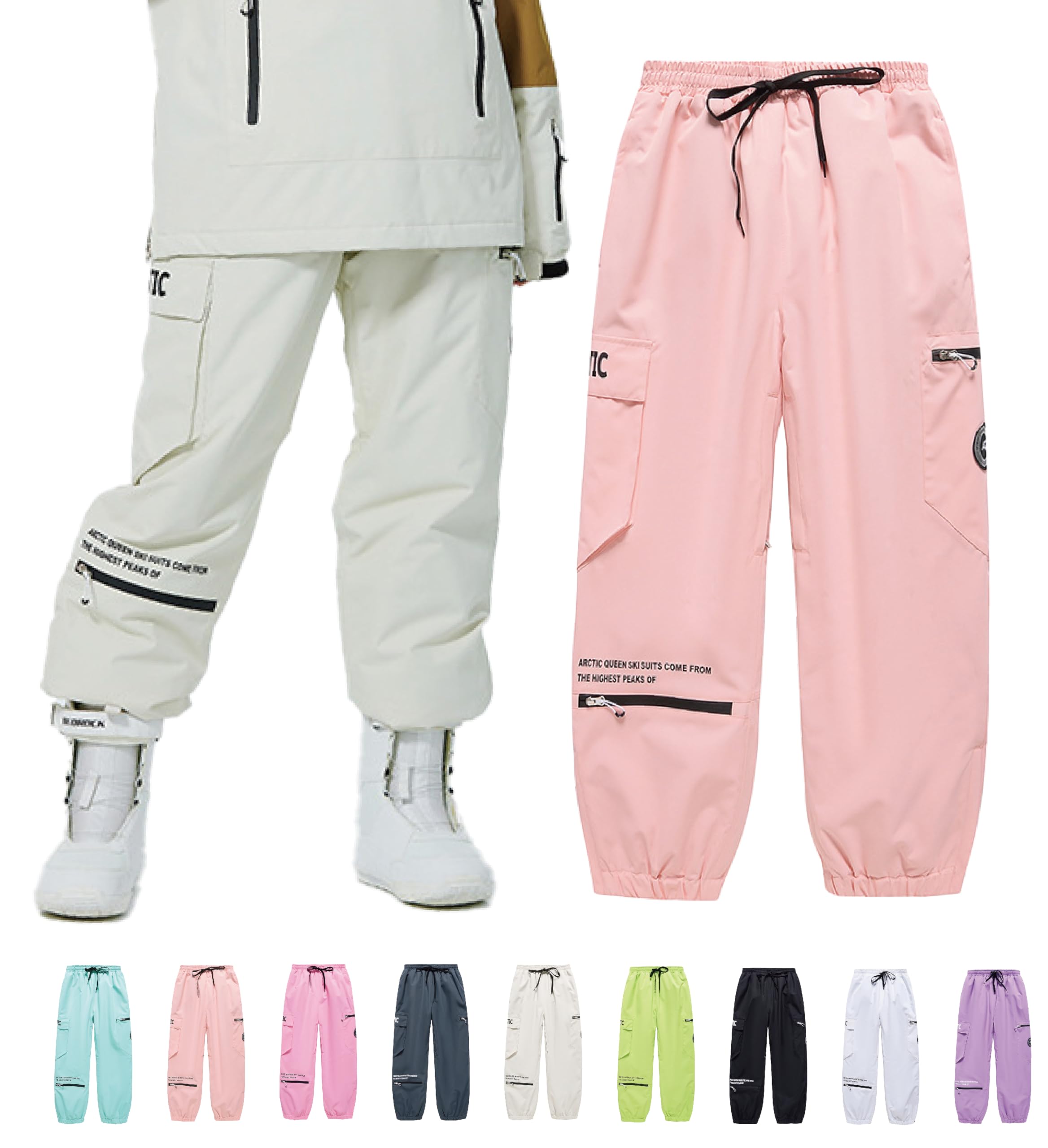 Amazon.co.jp: スノーボードウェア パンツ 男女通用 スノーウェア ユニ