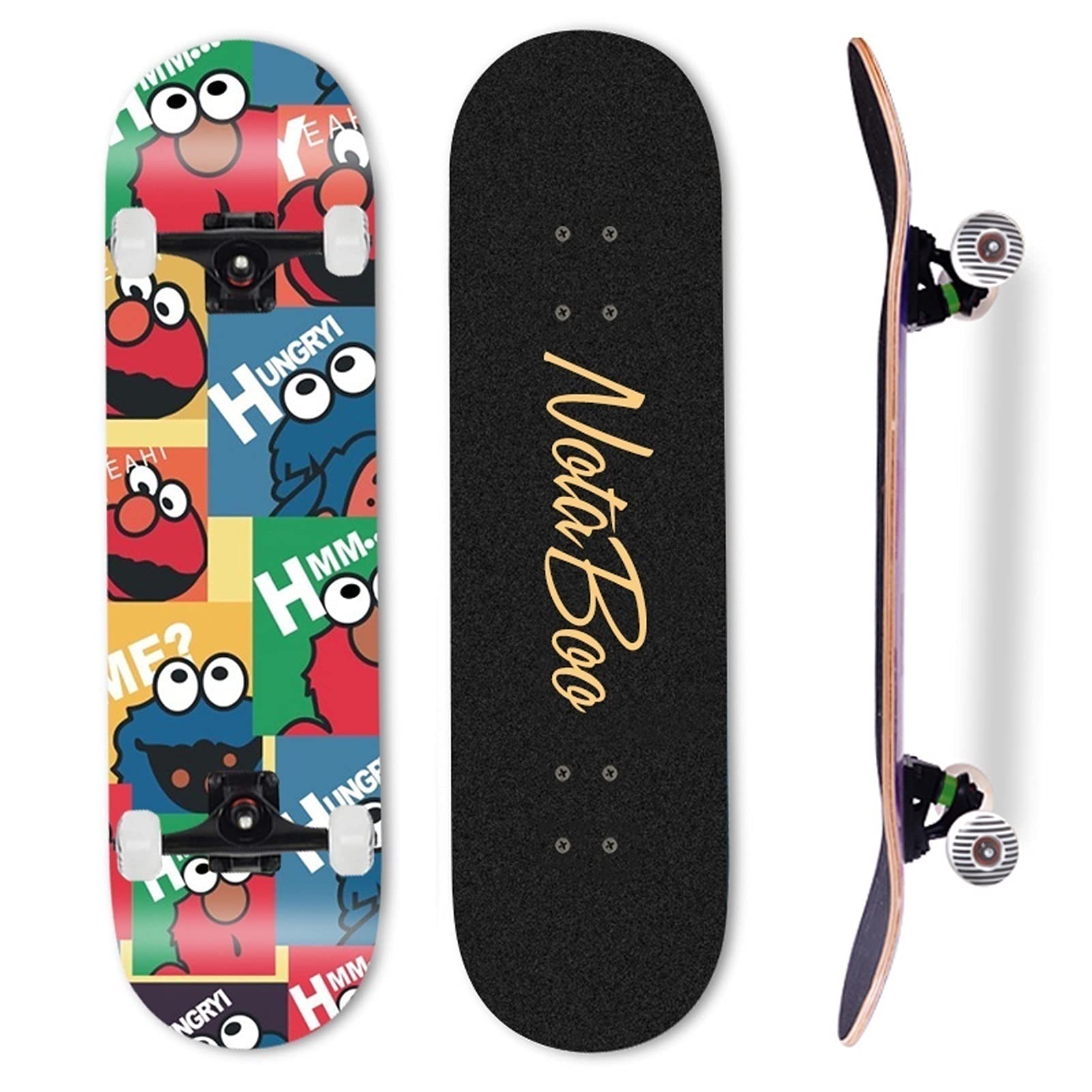 Amazon.co.jp: おしゃれ スケートボード板 初心者向け スケボー