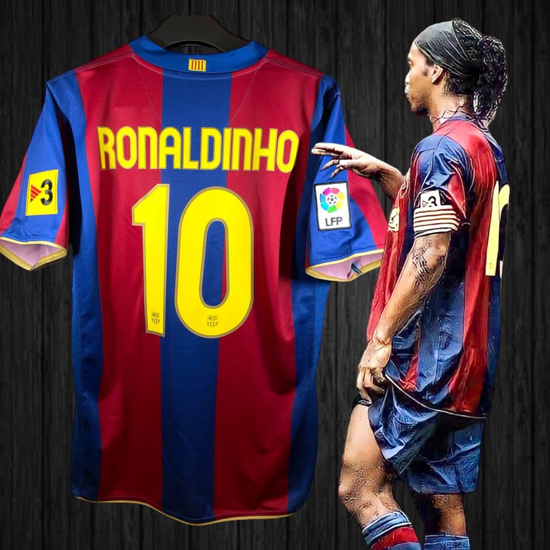 バルセロナ04/05（H）CLモデル #10 RONALDINHO 選手支給品 05-06