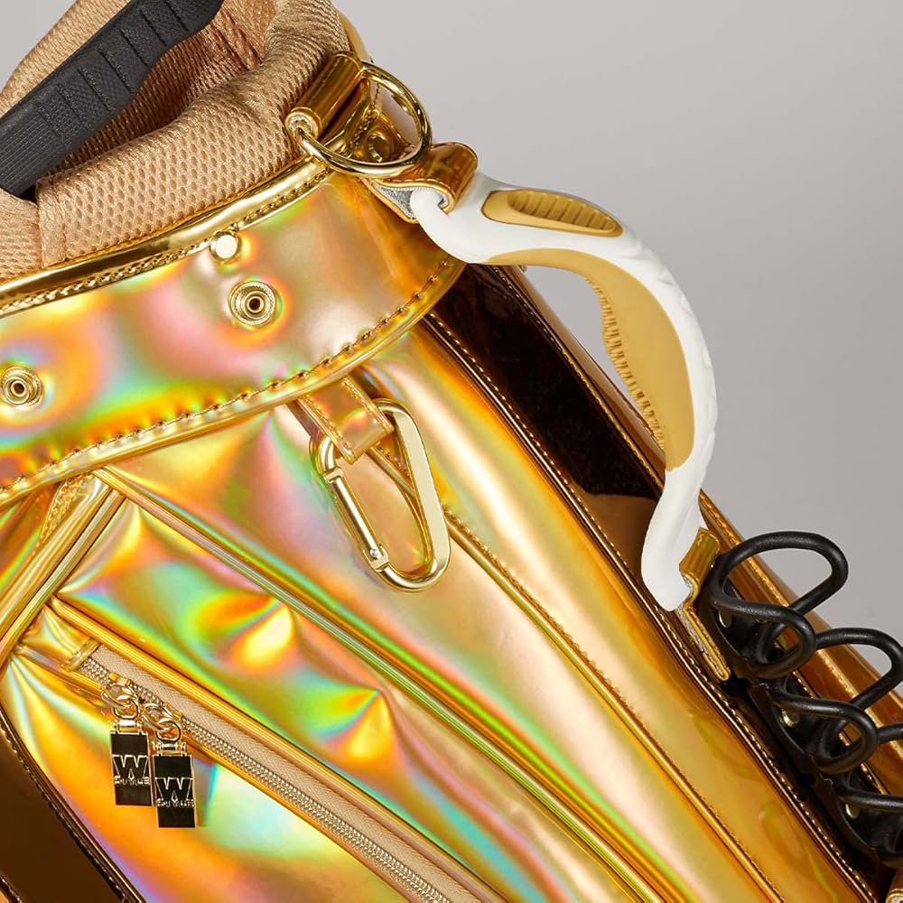 WINWIN ATHLETE スタンドキャディバック ホログラムシルバー9.0型