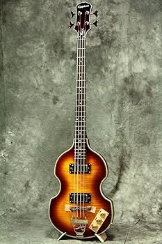 Amazon.com: Epiphone Viola Electric Bass Guitar Vintage Sunburst