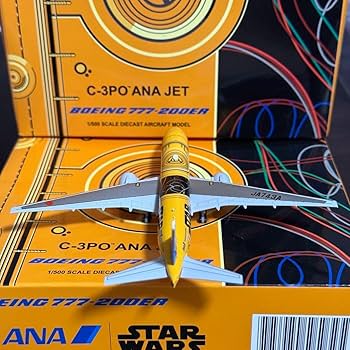 Amazon | ANA B777-200ER JA743A C-3PO 1/500 | プラモデル 通販