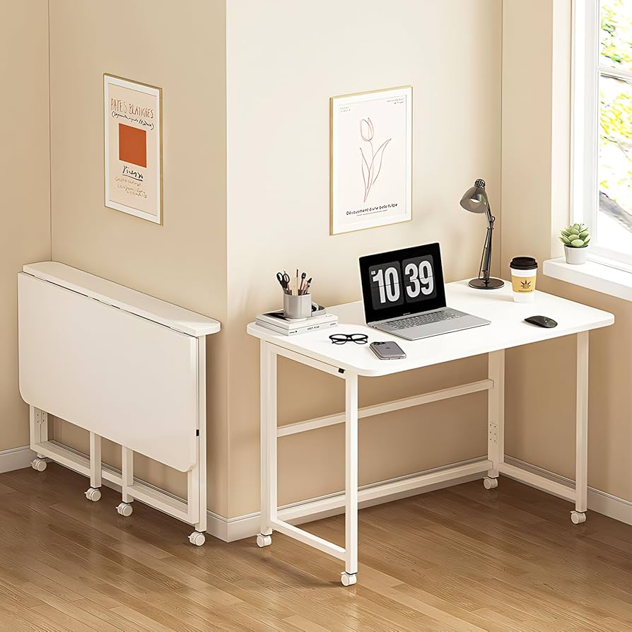 Amazon | 折りたたみデスク テレワークデスク PCテーブル 幅80x奥行58