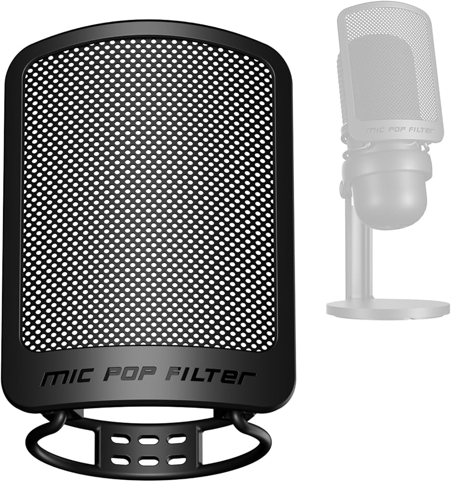 Amazon.co.jp: ポップフィルター AOKEO防噴カバー 金属フィルター は