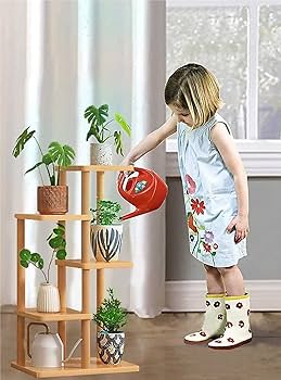 Amazon.co.jp: フラワースタンド 室内 盆栽棚 5層 観葉植物 棚