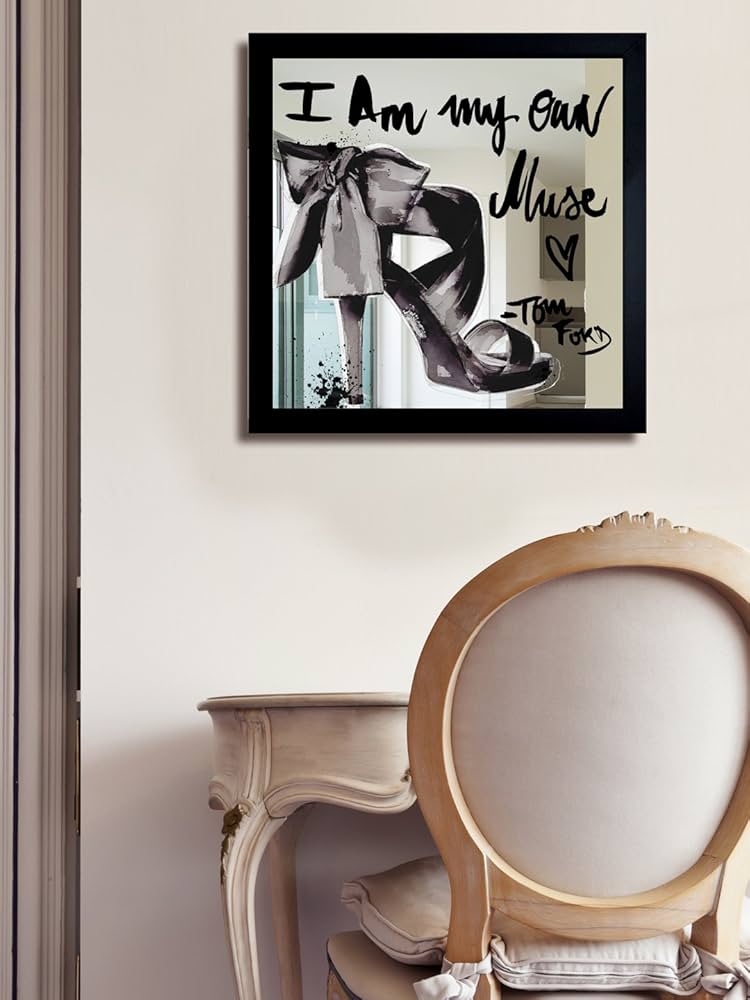Amazon.com: Oliver Gal 15581_20x20_MIR_FLAT My Own Muse | Framed