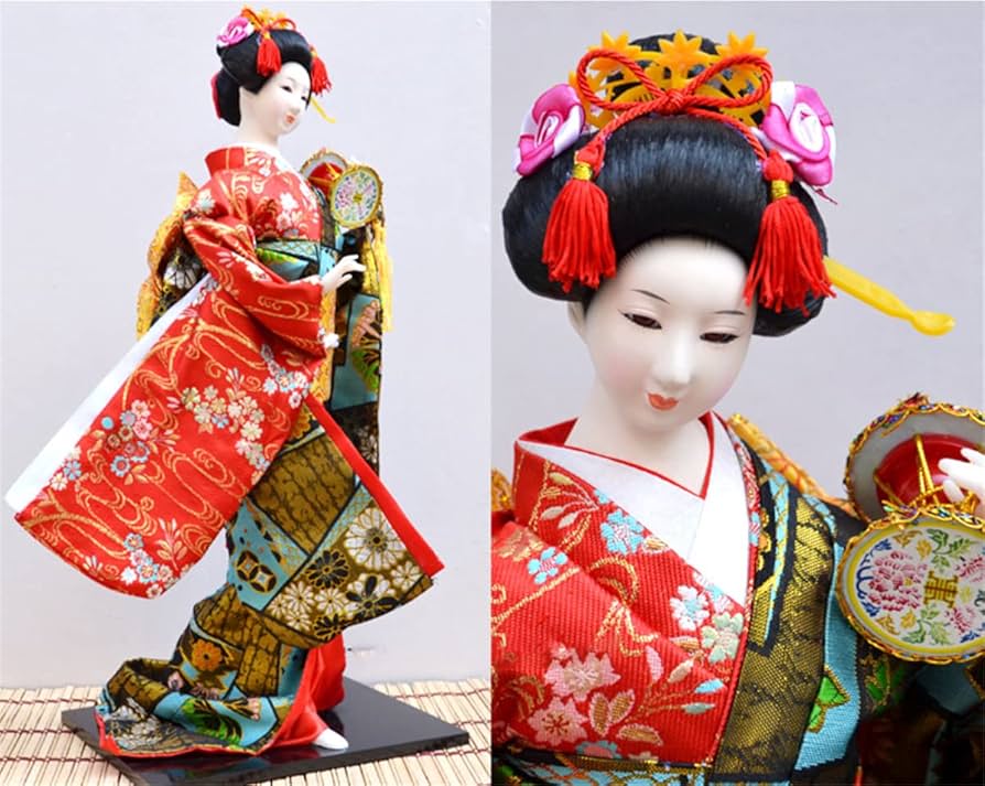 Amazon.co.jp: 日本人形 大きい 舞踊 舞妓芸者人形モデル オリエンタル