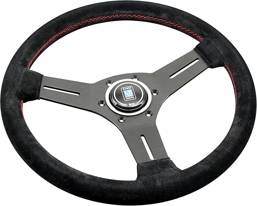 Amazon | Nardi ステアリングホイール - 競技用 - ブラックスエード