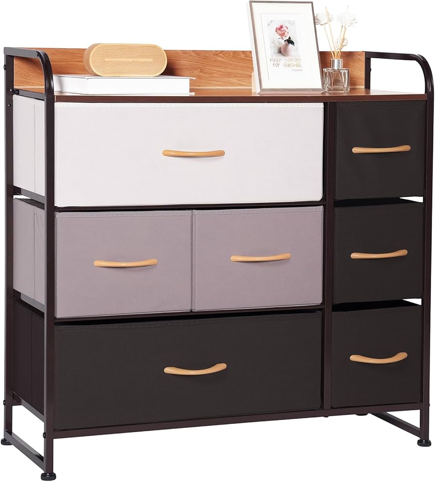 Amazon｜LYNCOHOME 収納 チェスト タンス 布製 引き出し オシャレ 洋服