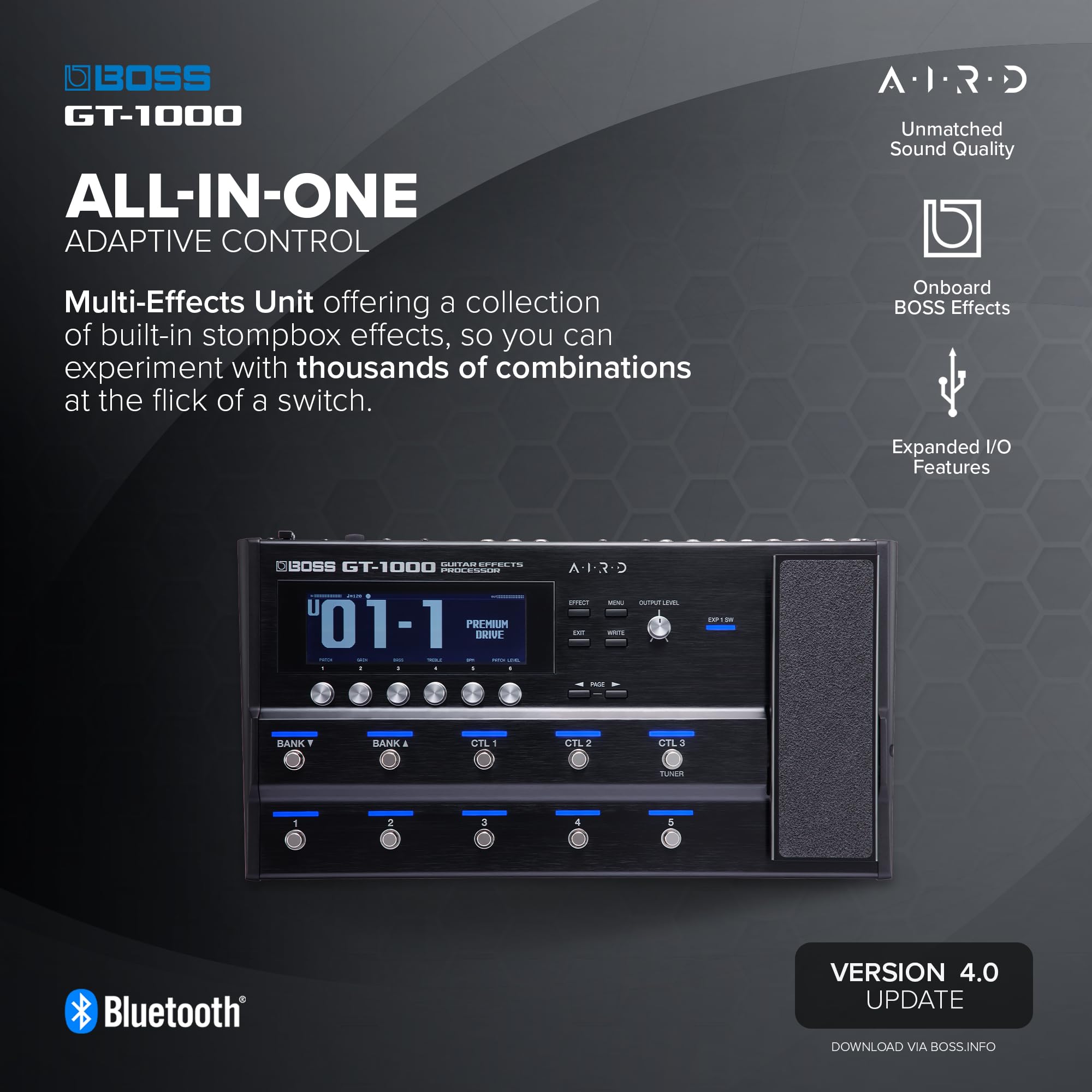 Amazon | BOSS/GT-1000 Guitar Effects Processor ボス マルチ