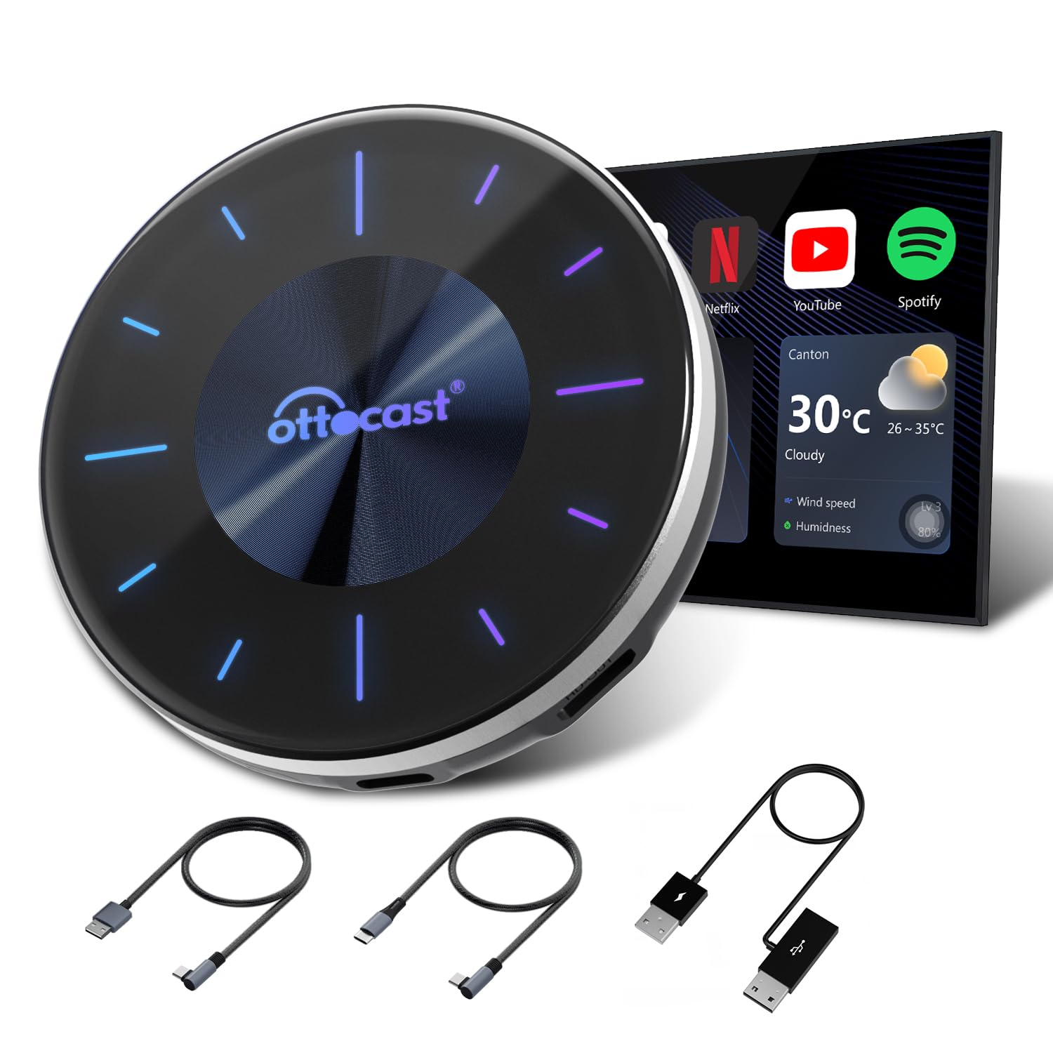 ottocast OttoAibox P3 カーナビアダプター Amazon.co.jp: Ottocast