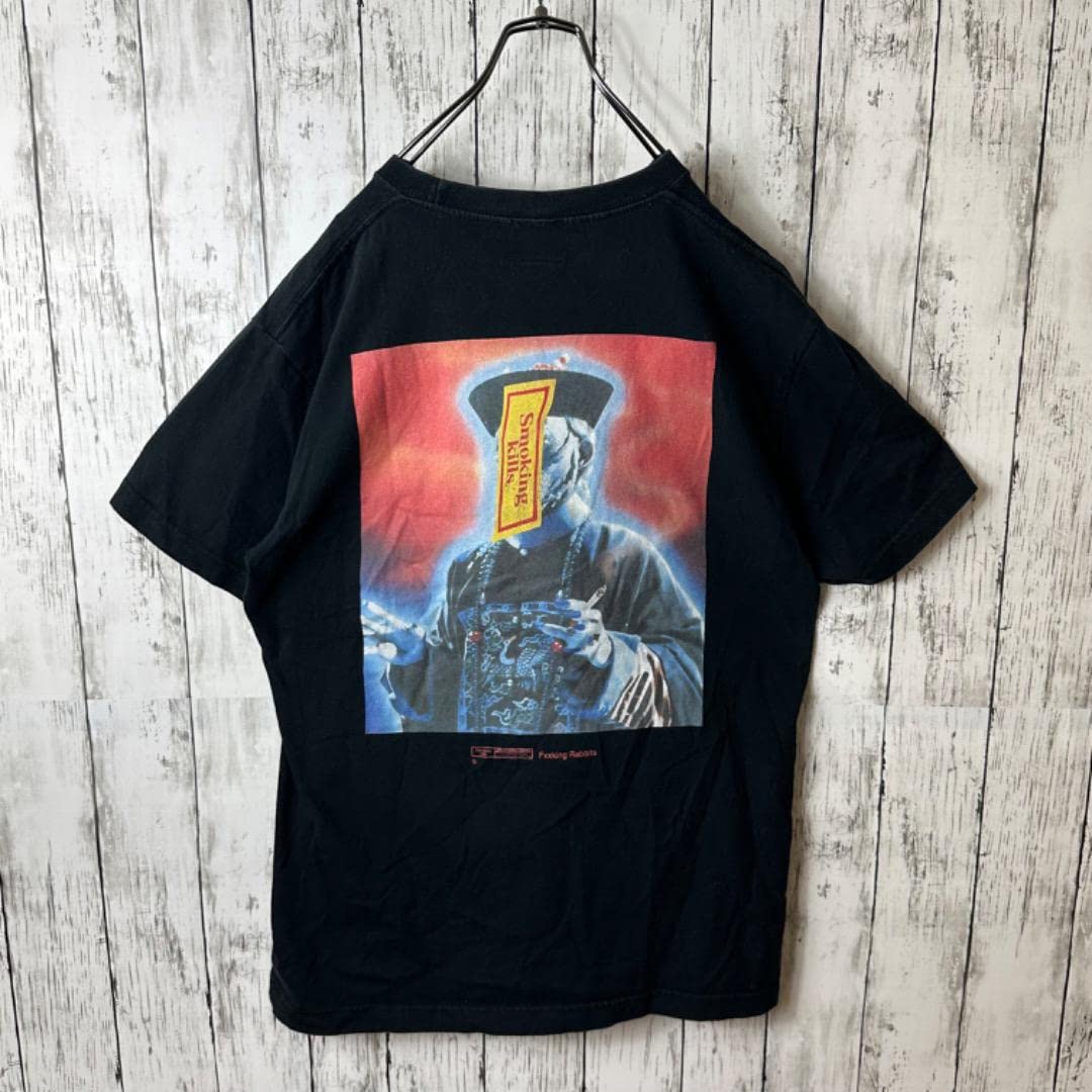 Amazon.co.jp: FR2 キョンシー 頭狂色情兎 中国 Tシャツ M 黒 青 黄色
