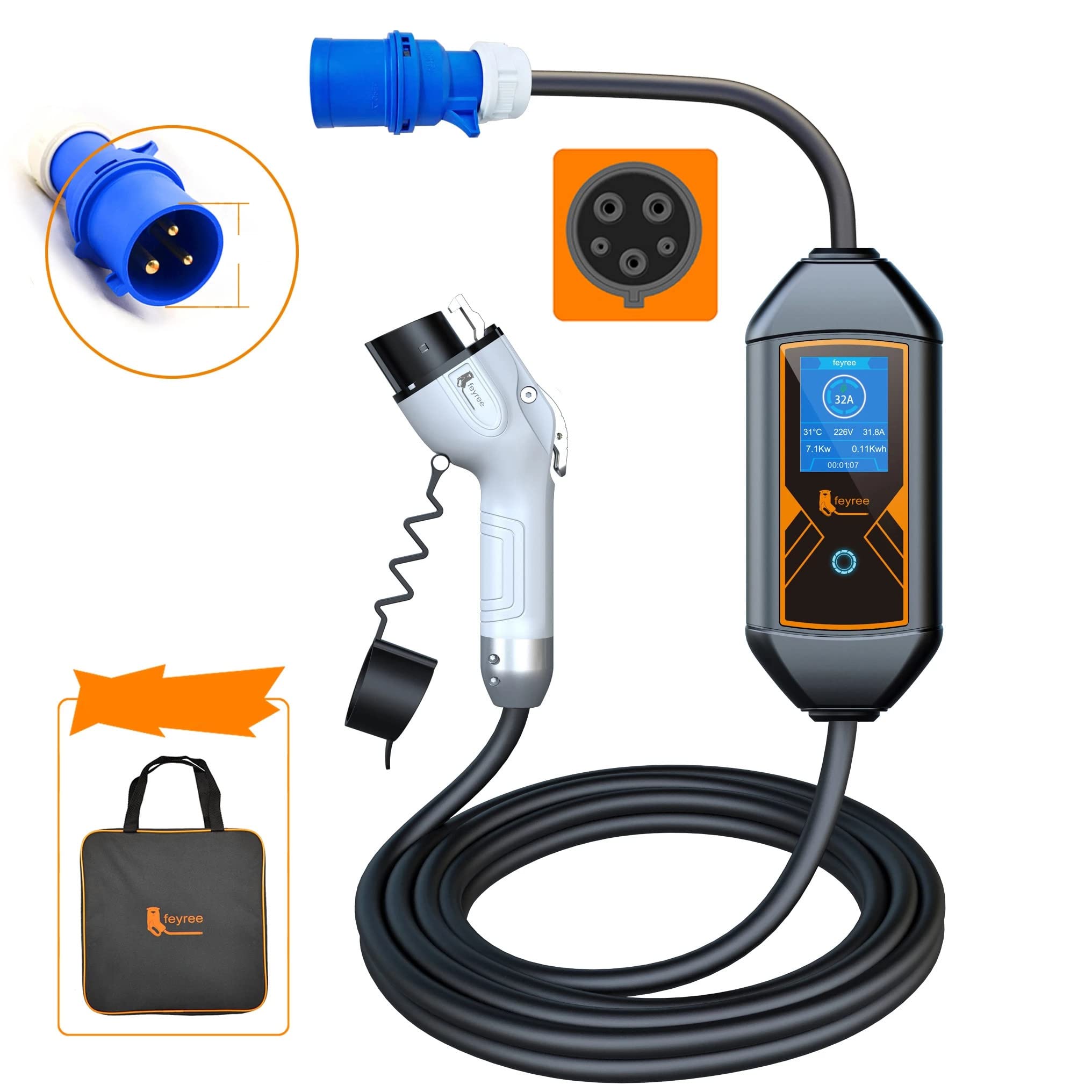 日産 電気自動車 充電ケーブル 200V 7.5m 【公式通販】