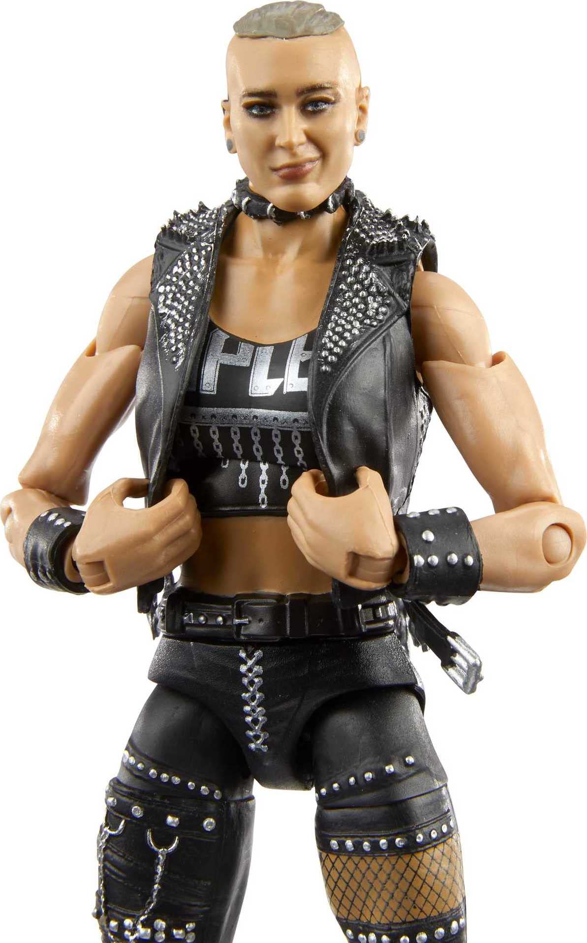 WWE Rhea Ripley Elite Collection Action Figure, 6-in/15.24-cm