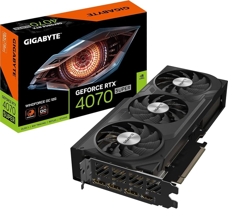 Amazon.com: Gigabyte GeForce RTX 4070 Super WINDFORCE OC Graphics