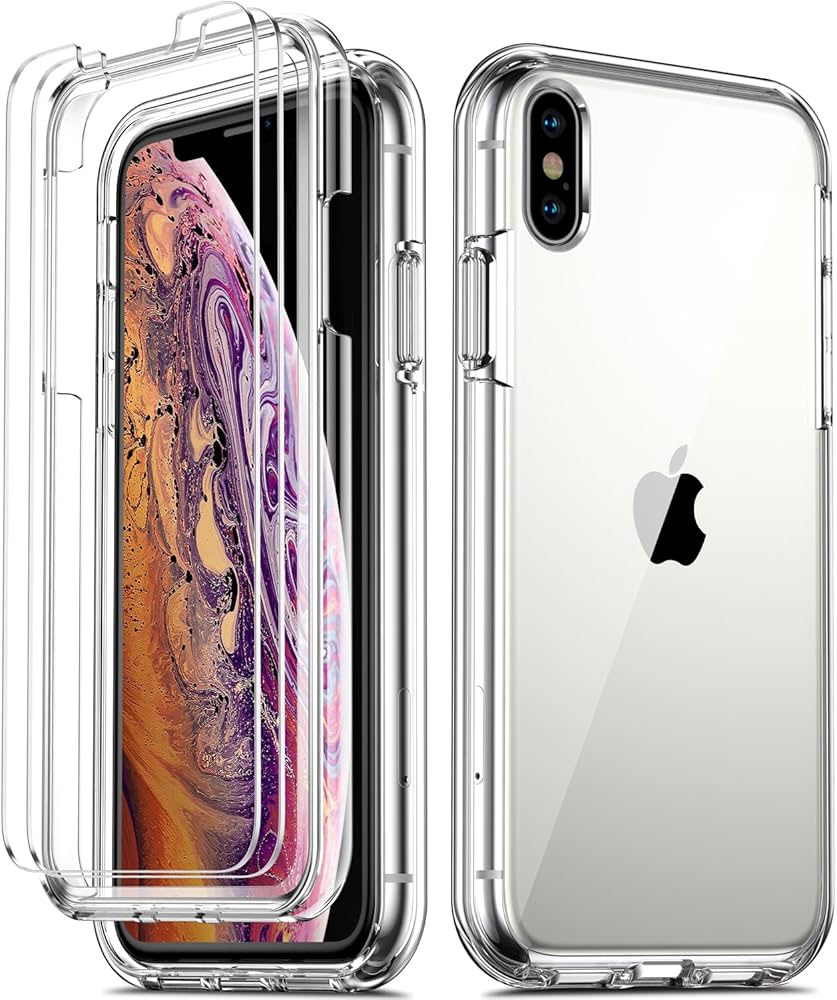 Amazon.com: COOLQO Compatible for iPhone Xs Case and iPhone X Case