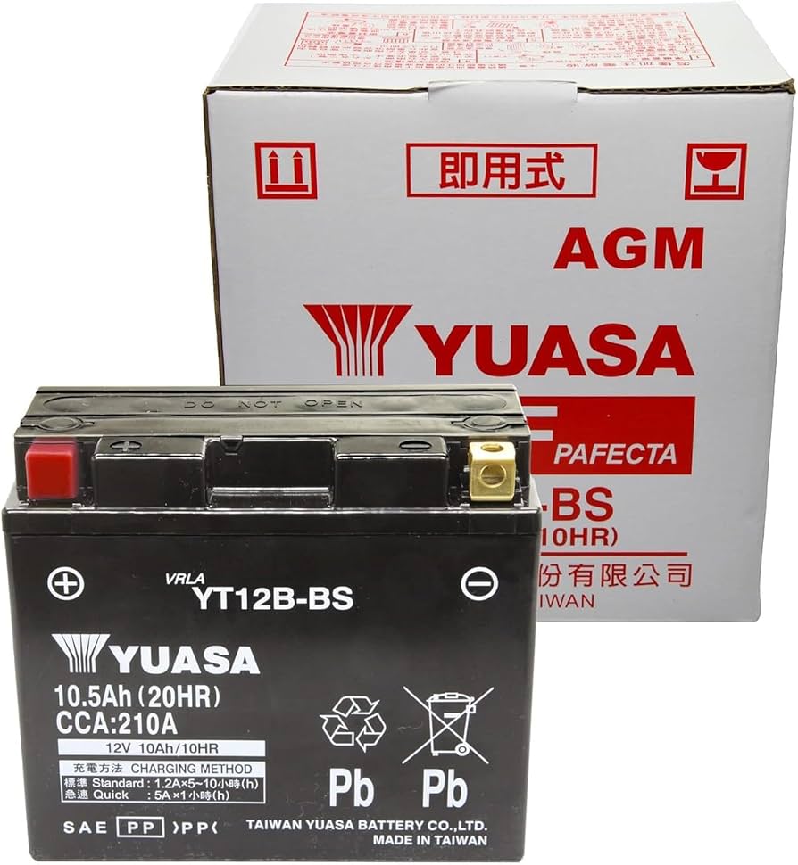 Amazon | TAIWAN YUASA [ 台湾ユアサ ] シールド型 バイク用バッテリー