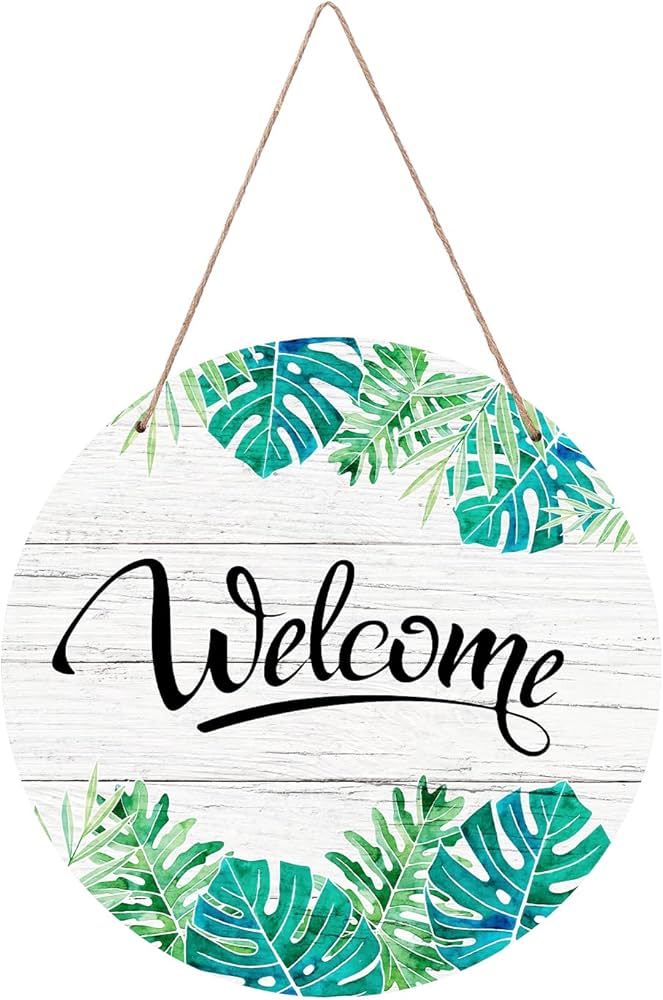 Amazon.co.jp: SUPERDANT WELCOMEウェルカムボード 玄関 木製ボード