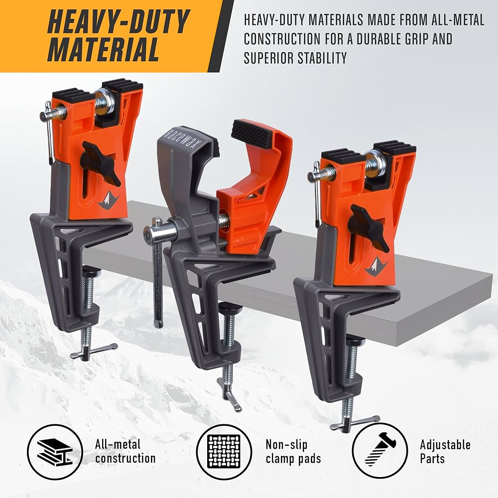 Amazon.co.jp: RaceWaxスキーバイスセット - 3ピース、オールメタル