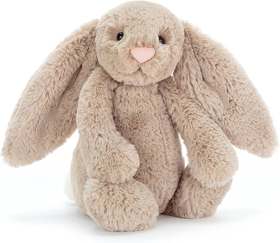 Amazon.com: Jellycat Bashful Beige Bunny Stuffed Animal, Medium 12