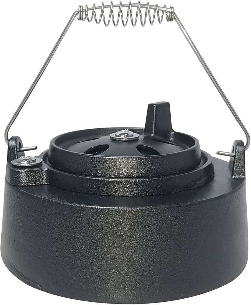 Amazon.com : Quantfire Cast Iron Cap for Big Green Egg Dual
