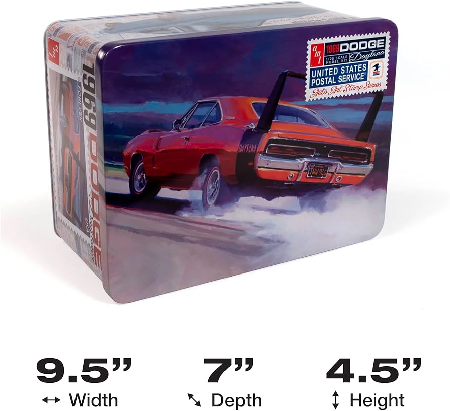 Amazon.com: AMT 1969 Dodge Charger Daytona (USPS Stamp Series