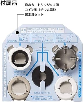 Amazon.co.jp: パナソニック 浄水器 蛇口直結型 ホワイト TK-CJ12-W