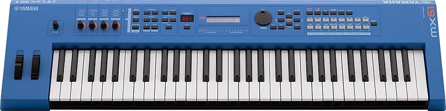 Amazon | ヤマハ 音楽制作シンセサイザー MX61 ブルー