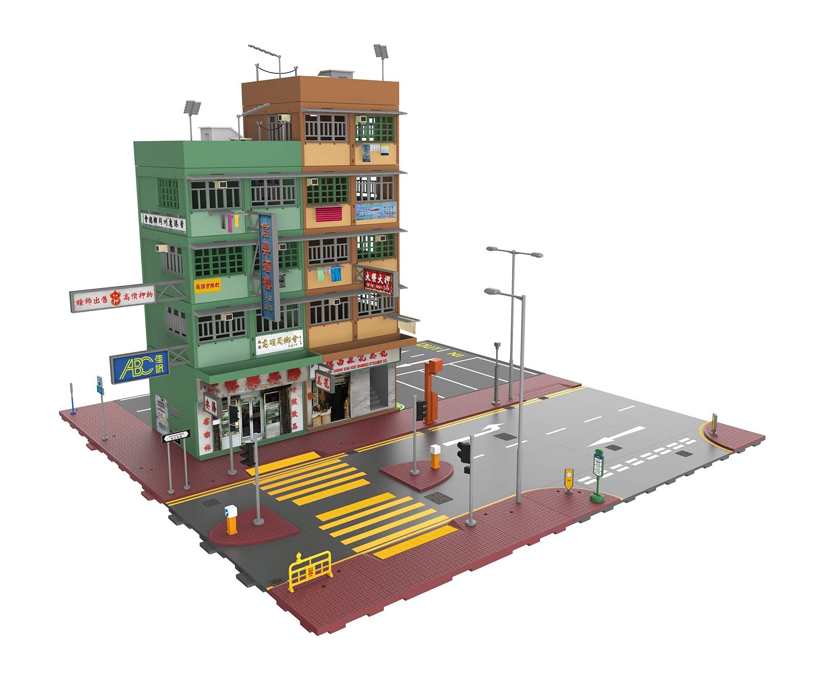 Amazon | Tiny City Bd7 香港旧市街 ジオラマビルセット Ver.4