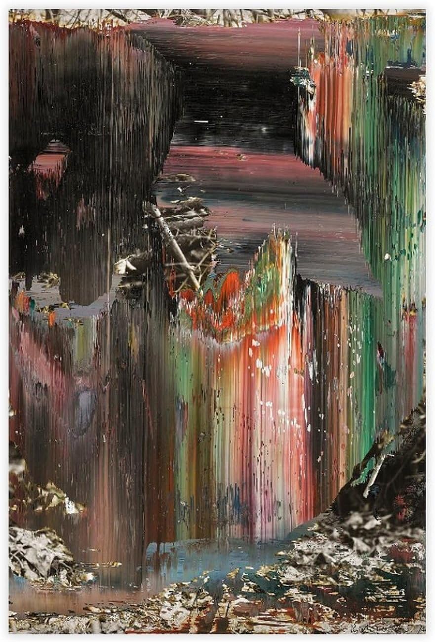 Amazon.co.jp: ゲルハルト・リヒター・ウォール・アート ゲルハルト