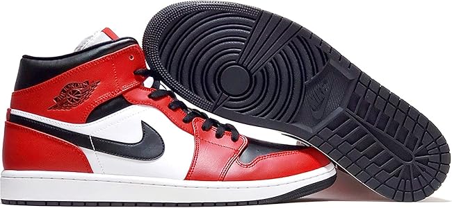 Amazon | [ナイキ] AIR JORDAN 1 MID CHICAGO BLACK TOE エア