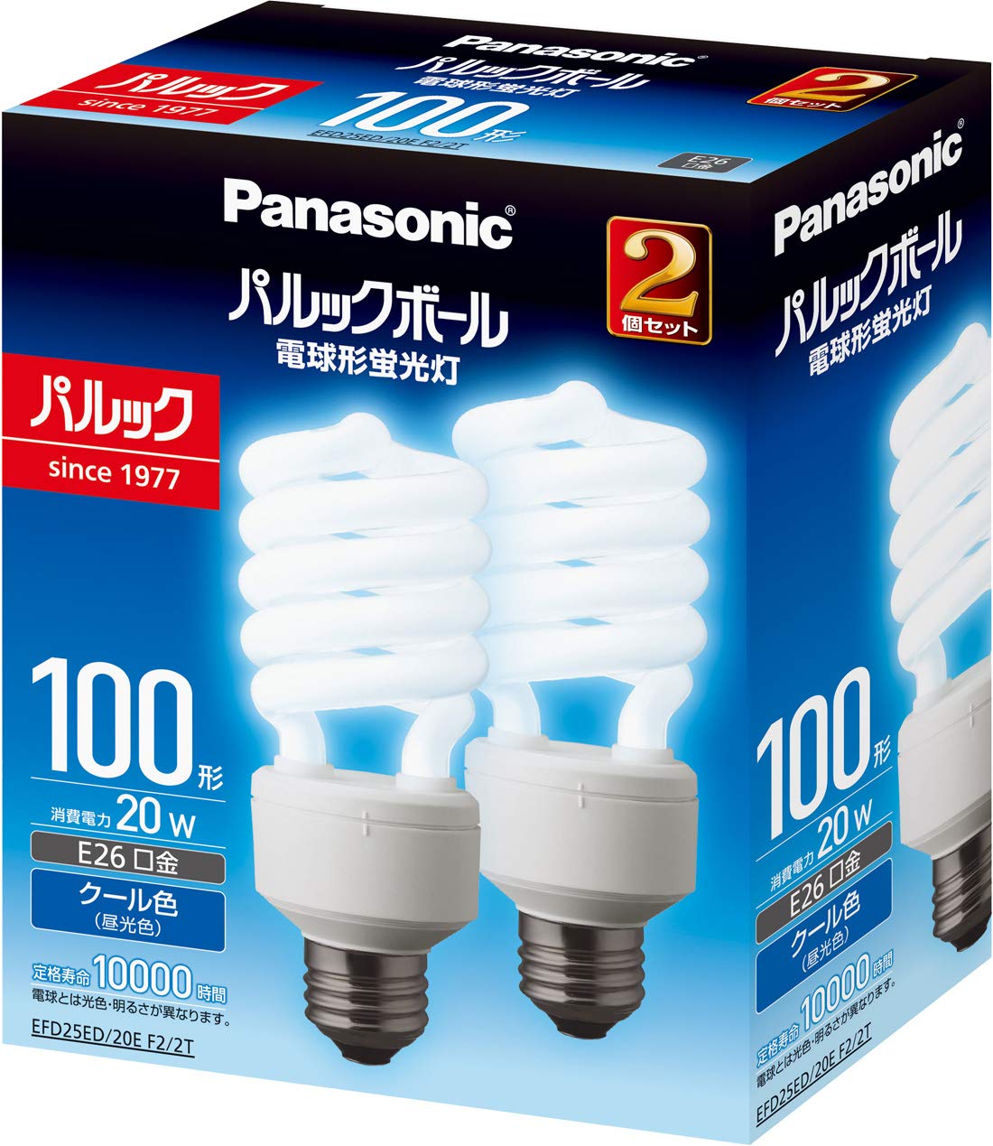 Amazon | パナソニック 電球形蛍光灯 パルックボール 口金直径26mm