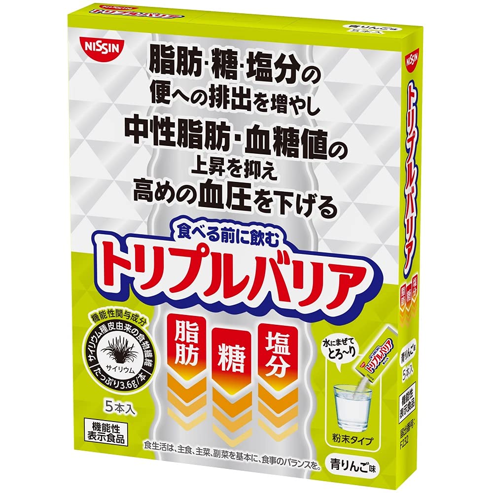 Amazon.co.jp: 日清食品 トリプルバリア 青りんご味 7g×5本入 : 食品