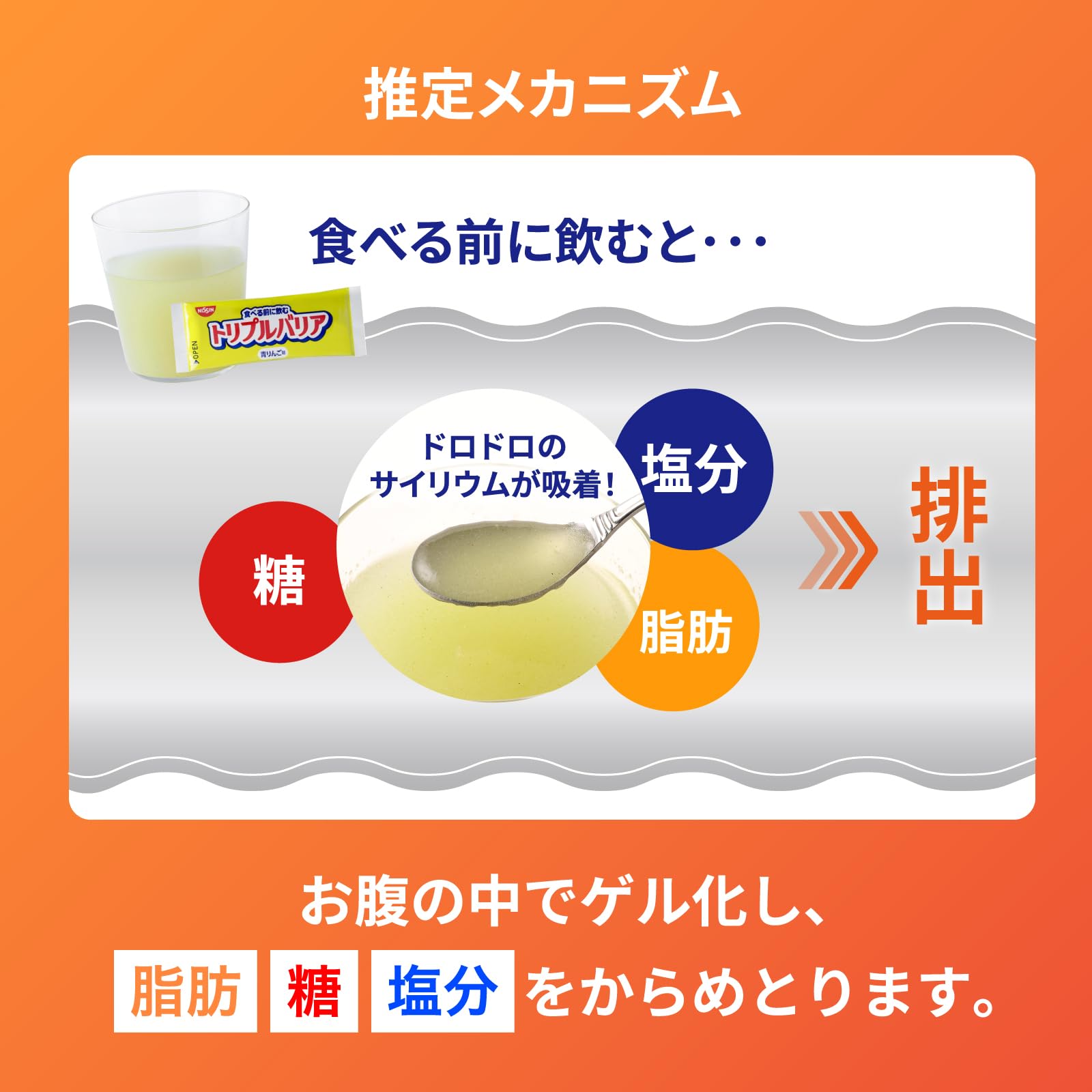 Amazon | 日清食品 トリプルバリア 甘さすっきりレモン味 1箱 30本入