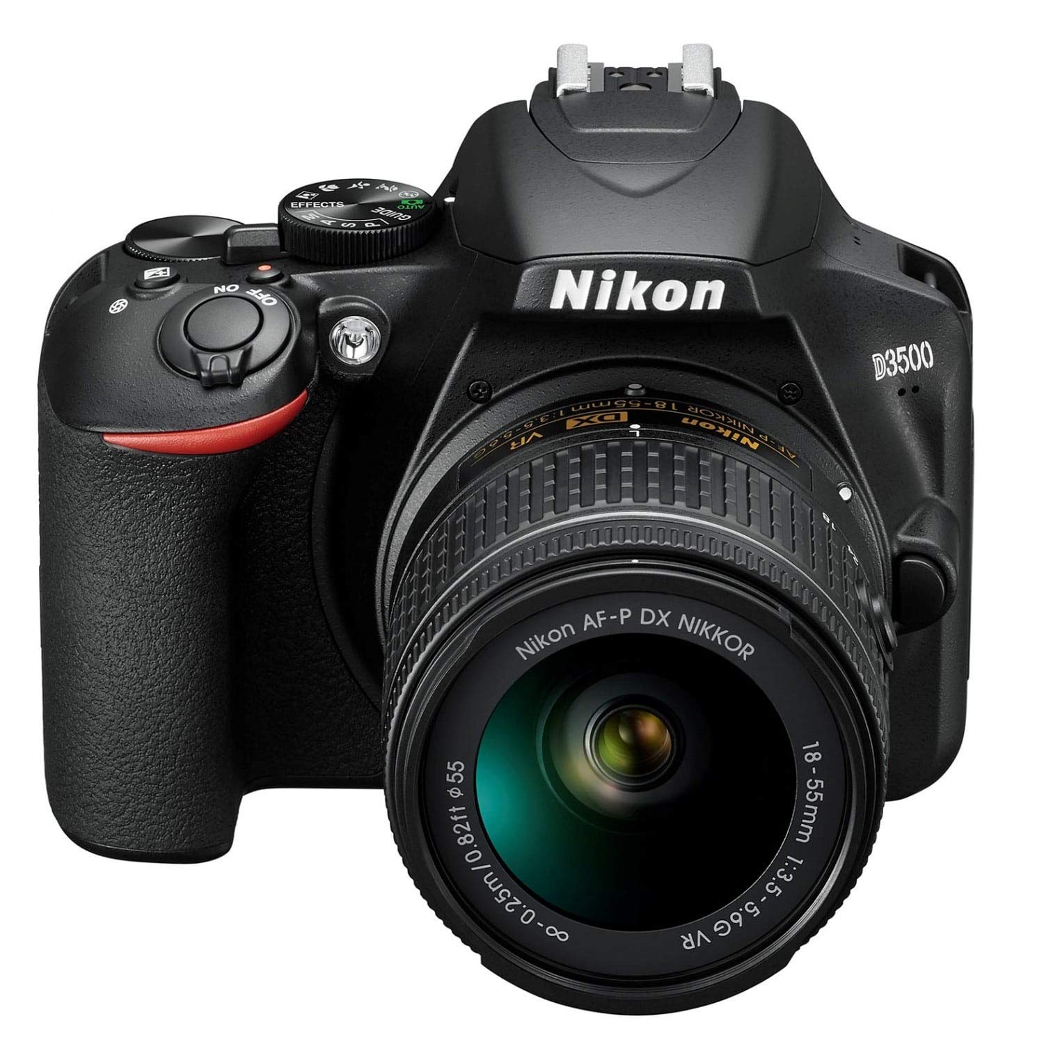Amazon.com : Nikon VBA550K001 D3500 + AF-P DX 18–55 VR Kit - Black