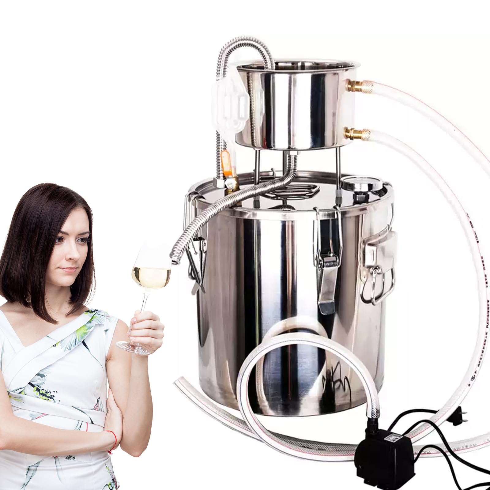 Amazon | Ddasam 蒸留器 酒 22L蒸留水器 精油 芳香 ホーム蒸留器 家庭