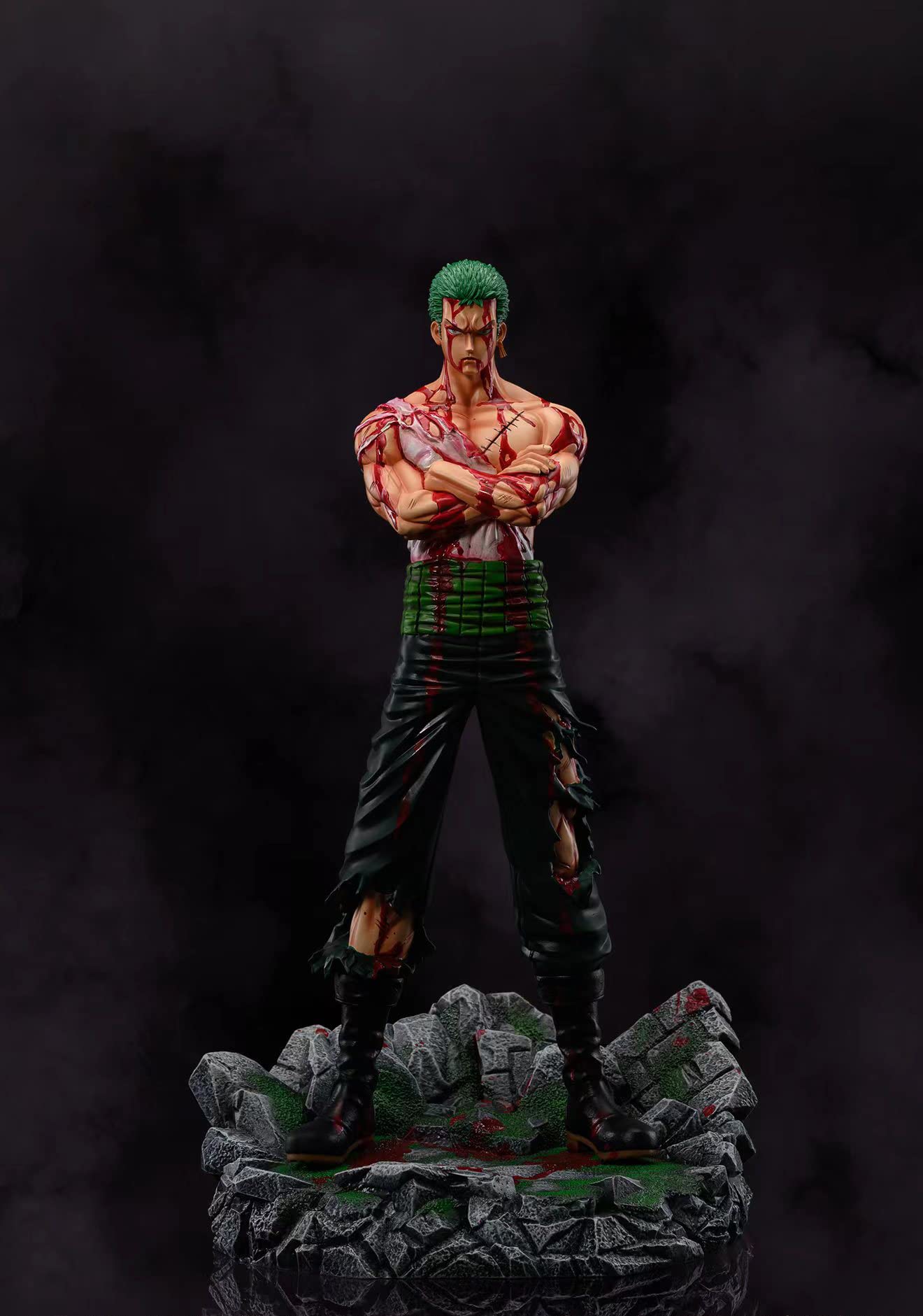 希少品】 ワンピース ゾロvsピーカ フィギュア ガレージキット