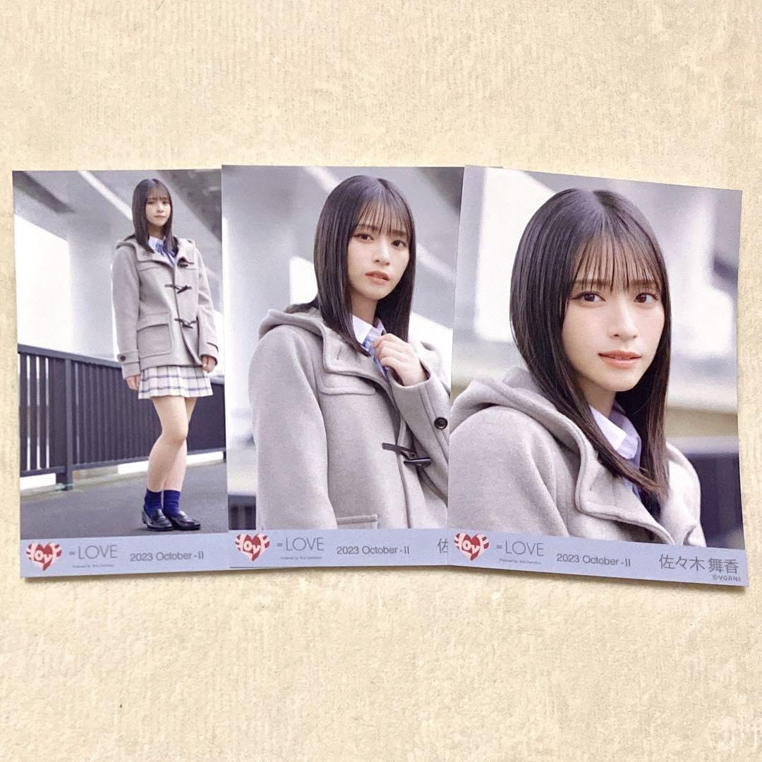 G*I様 イコラブ 佐々木舞香 生写真 直筆サイン ラストノートしか知ら