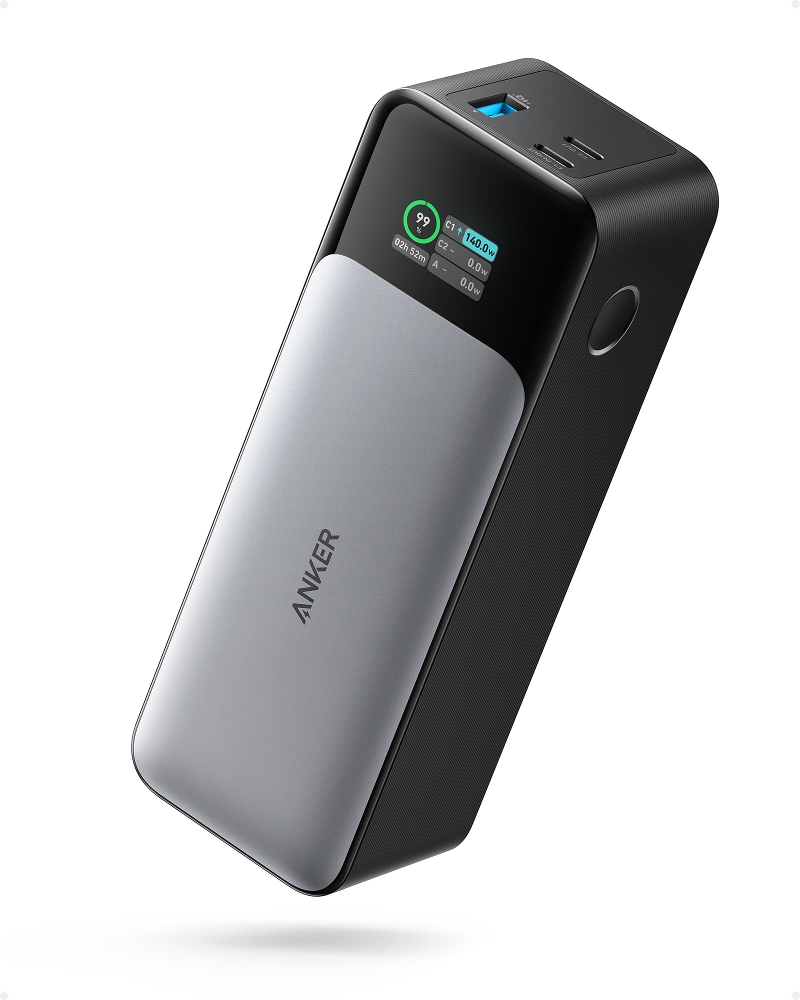 Anker 737 Power Bank, 140w 24000mAh Powerbank mit 3 Anschlüsse