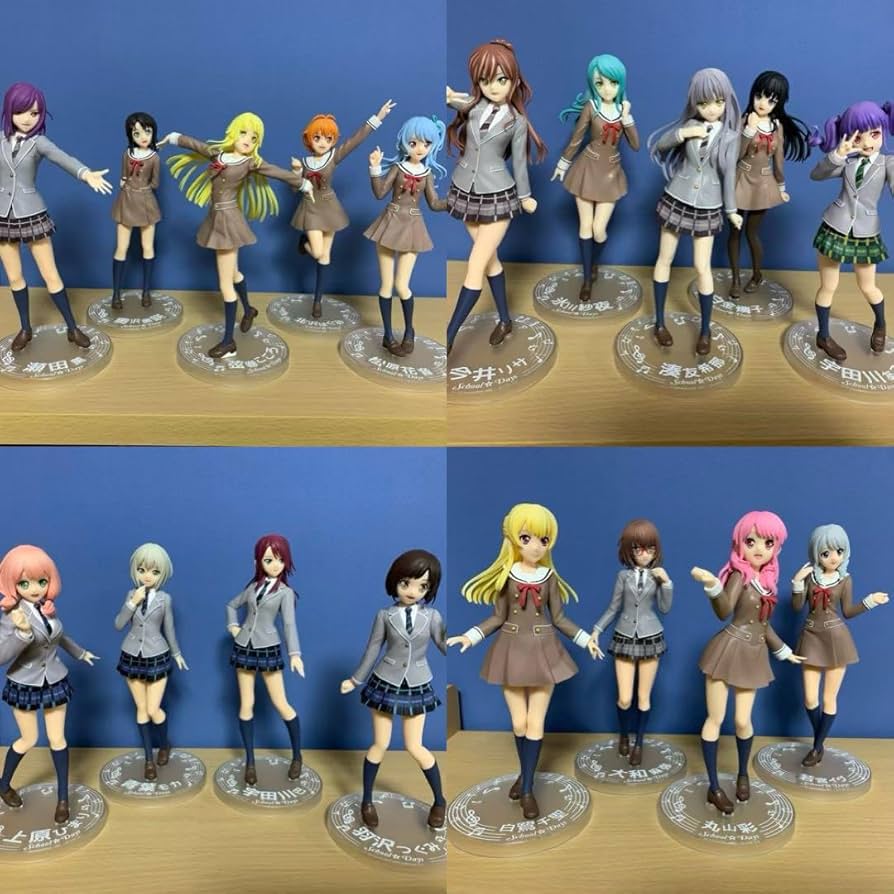 Amazon | バンドリ school days フィギュア 18体まとめ売り