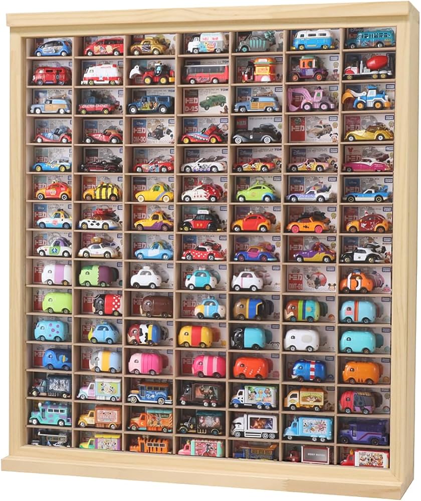 Amazon.co.jp: 箱も飾れる ミニカーケース トミカケース もりもり工房