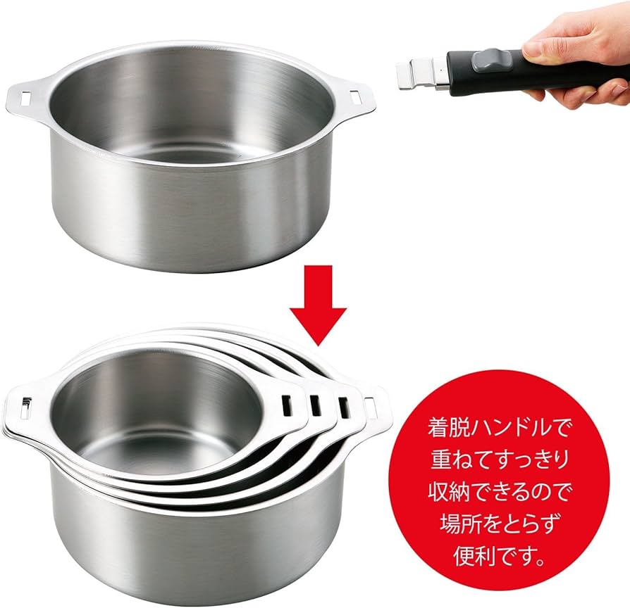 Amazon.co.jp: 和平フレイズ ステンレス鍋2点セット 燕三 IH対応