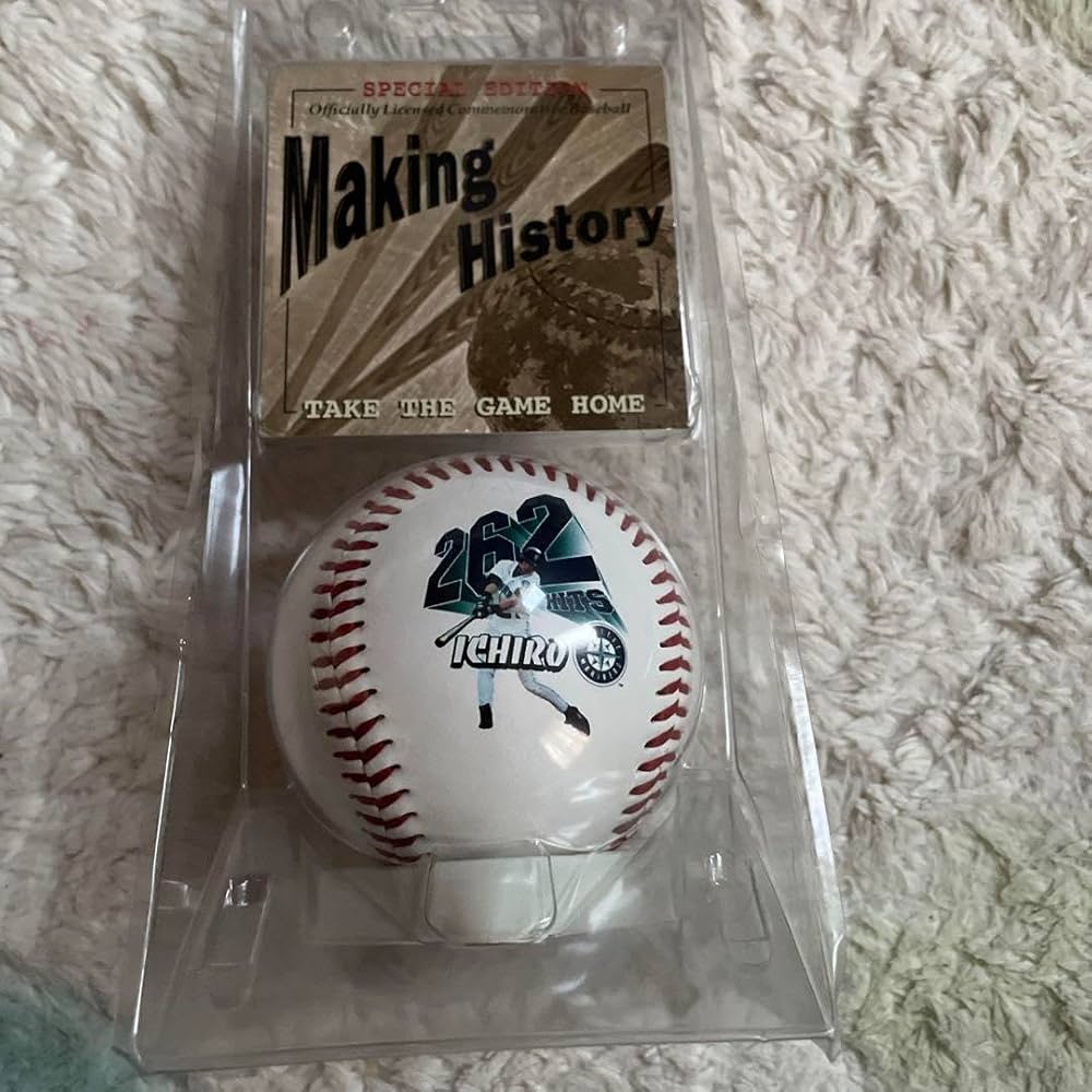 Amazon.co.jp: イチロー 262安打 記念フォトボール 野球ボール ボール